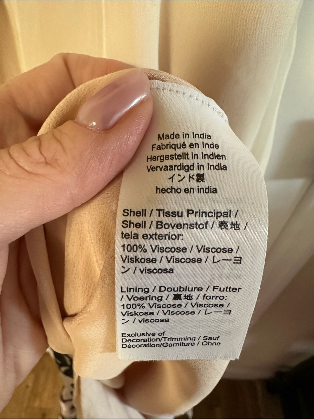 J. Crew Ivory Maxi Dress with Black Floral Embroidery - Picture 16 of 16